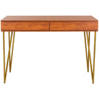 Bureau pin naturel 2 tiroirs