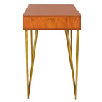 Bureau pin naturel 2 tiroirs