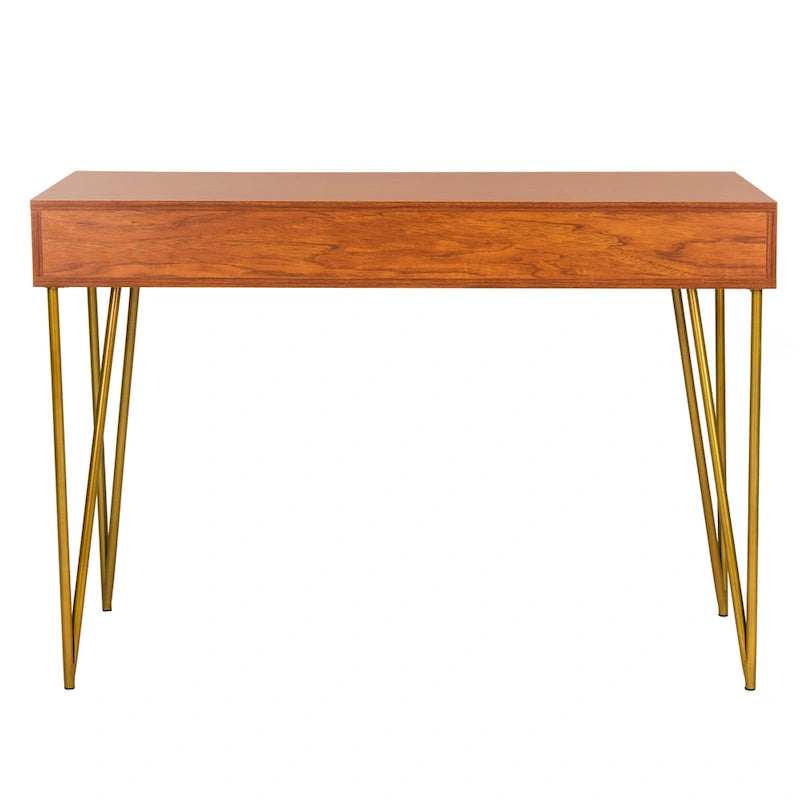 Bureau pin naturel 2 tiroirs