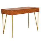 Bureau pin naturel 2 tiroirs