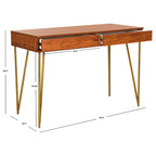 Bureau pin naturel 2 tiroirs