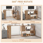 Bureau d'angle moderne en L avec support réglable et grand espace de rangement pour la maison ou les petits espaces