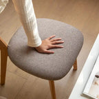 Chaise de salle à manger en bois de chêne naturel