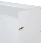 Lit escamotable Queen avec meuble de rangement, multifonctionnel, capacité de 180 kg