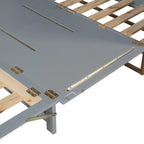 Lit escamotable Queen avec meuble de rangement, multifonctionnel, capacité de 180 kg