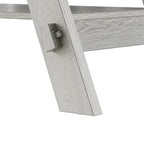 Table de salle à manger rectangulaire extensible en bois massif avec banc