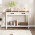 Console de ferme avec 2 tiroirs