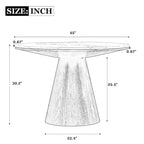 Table à manger ronde Rétro Minimaliste Élégante
