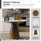 Table à manger ronde Rétro Minimaliste Élégante