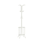 Porte-manteau sur pied moderne avec cadre en métal et porte-parapluie pour la maison et le bureau - 39,9 P x 39,9 L x 175 H cm