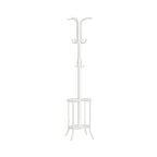Porte-manteau sur pied moderne avec cadre en métal et porte-parapluie pour la maison et le bureau - 39,9 P x 39,9 L x 175 H cm