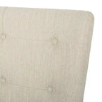 Tabouret de comptoir 26 po en tissu et en hévéa