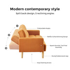 Canapé Convertible Moderne en Velours 79,52W