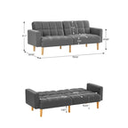 Canapé Convertible Moderne en Velours 79,52W