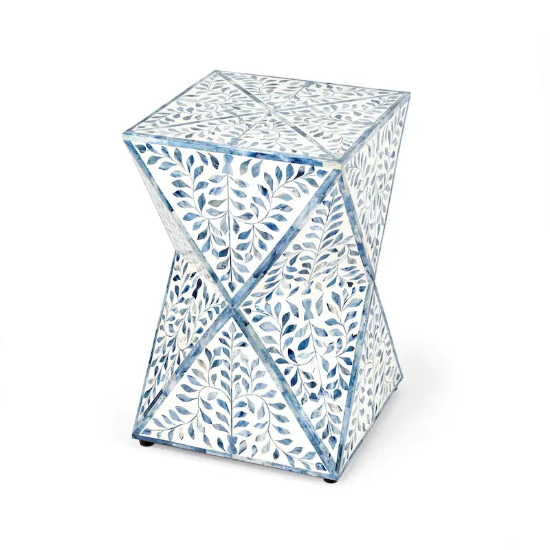 Table d'appoint en marqueterie d'os