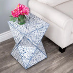 Table d'appoint en marqueterie d'os