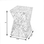 Table d'appoint en marqueterie d'os
