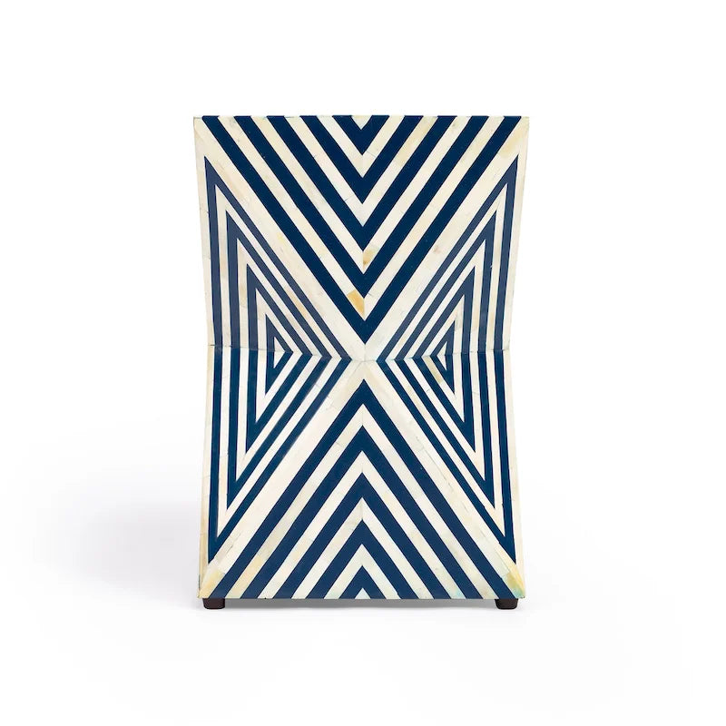 Table d'appoint en marqueterie d'os