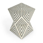 Table d'appoint en marqueterie d'os