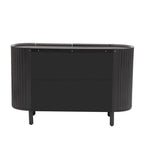 Enfilade de luxe légère au design incurvé avec étagères réglables