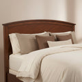 Alpine Furniture Baker Mahogany Finish Wood Headboard (Headboard Only)