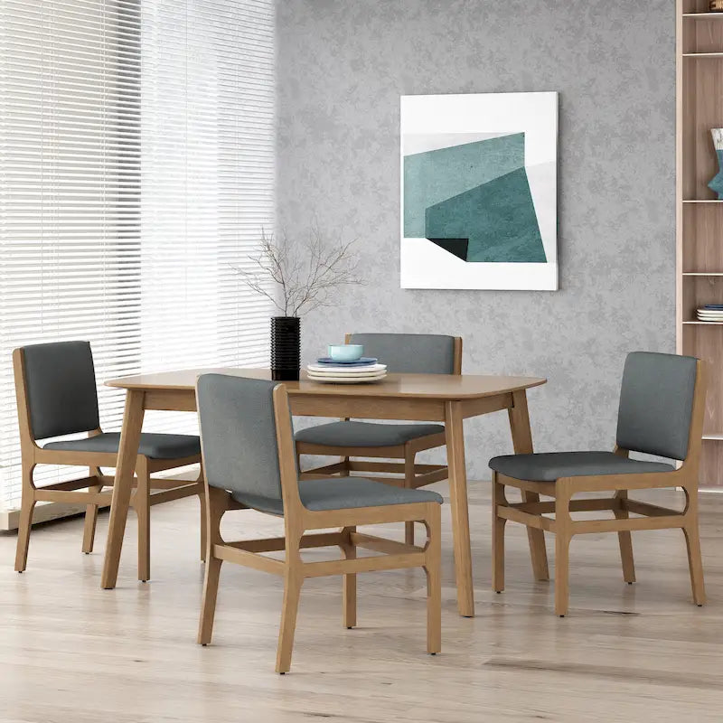 Chaise de salle à manger capitonnée