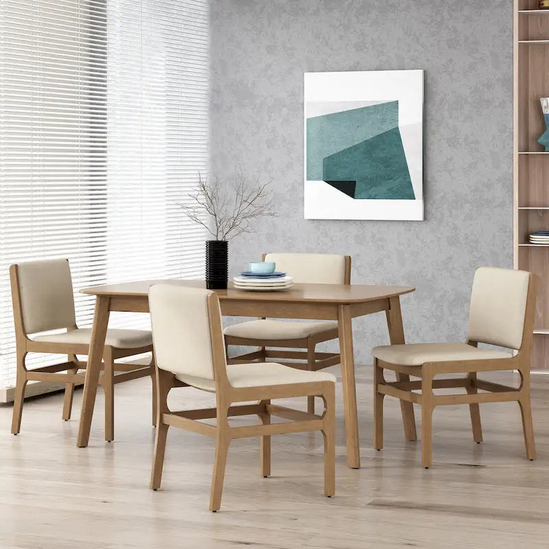 Chaise de salle à manger capitonnée