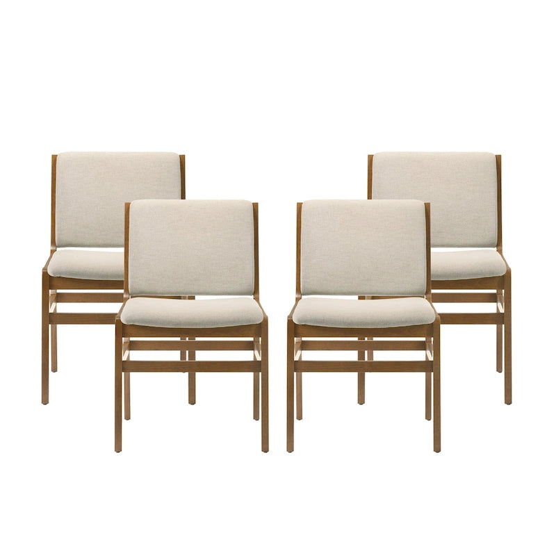 Chaise de salle à manger capitonnée