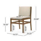 Chaise de salle à manger capitonnée