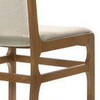 Chaise de salle à manger capitonnée