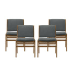 Chaise de salle à manger capitonnée