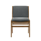 Chaise de salle à manger capitonnée