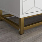Commode 6 tiroirs, avec pieds en métal