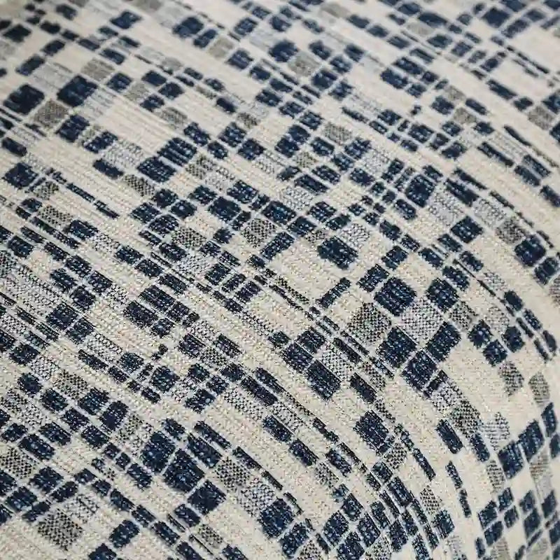 Sectionnel contemporain en chenille bleu marine