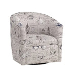 Fauteuil pivotant avec accoudoirs arrondis