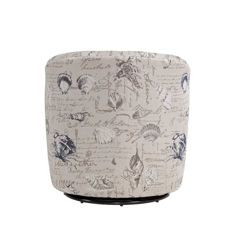Fauteuil pivotant avec accoudoirs arrondis