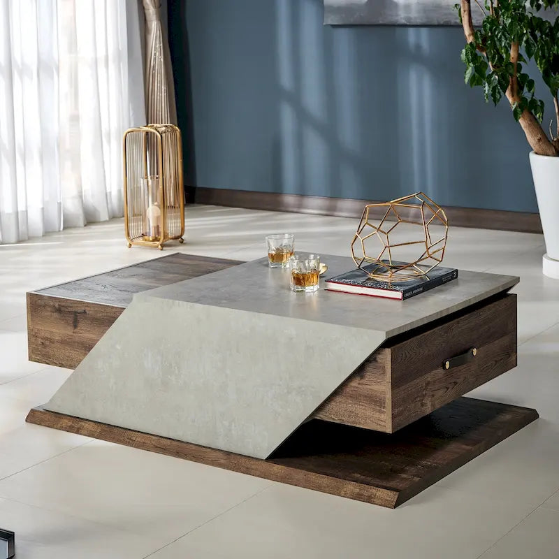 Table basse réglable relevable industrielle de 47 pouces