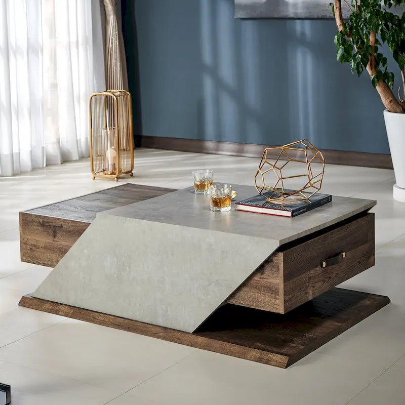 Table basse réglable relevable industrielle de 47 pouces