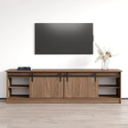 Meuble TV avec cheminée moderne