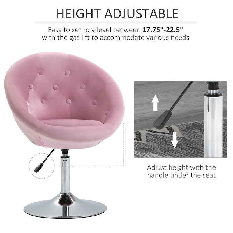 Fauteuil pivotant moderne réglable en hauteur