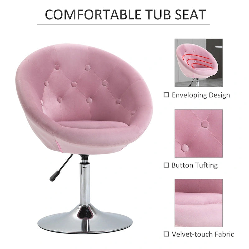 Fauteuil pivotant moderne réglable en hauteur