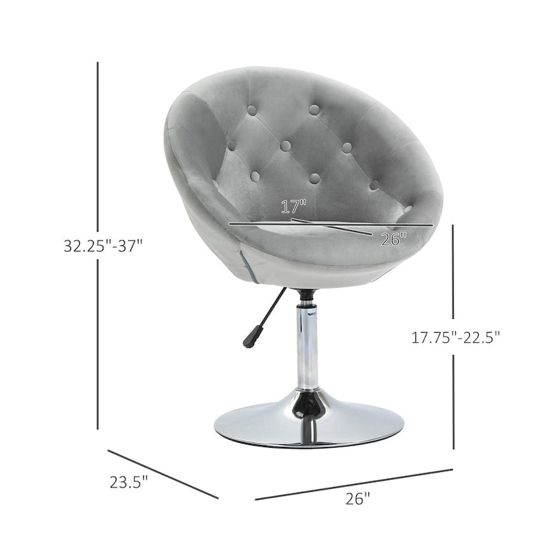 Fauteuil pivotant moderne réglable en hauteur