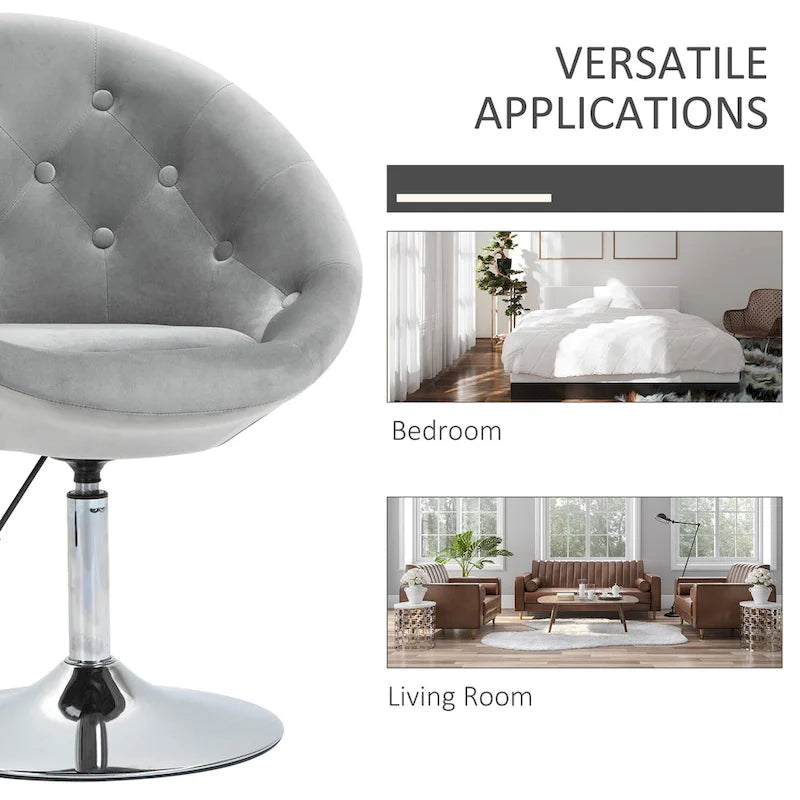 Fauteuil pivotant moderne réglable en hauteur