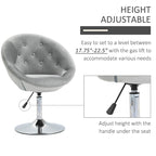 Fauteuil pivotant moderne réglable en hauteur