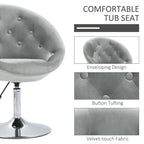 Fauteuil pivotant moderne réglable en hauteur