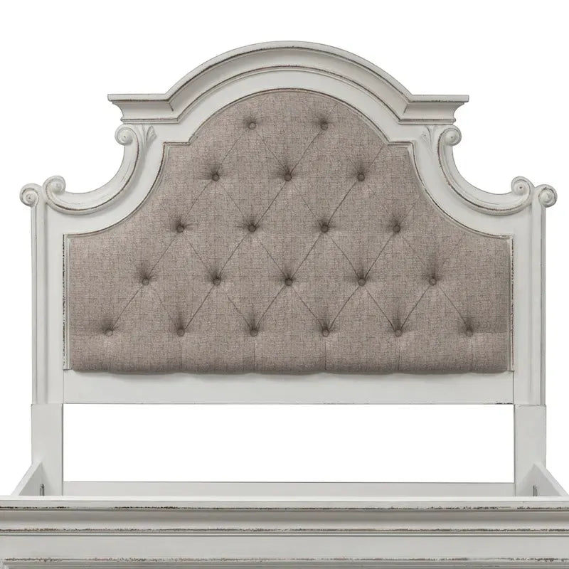 Tête de lit capitonnée de lit Queen