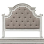 Tête de lit capitonnée de lit Queen