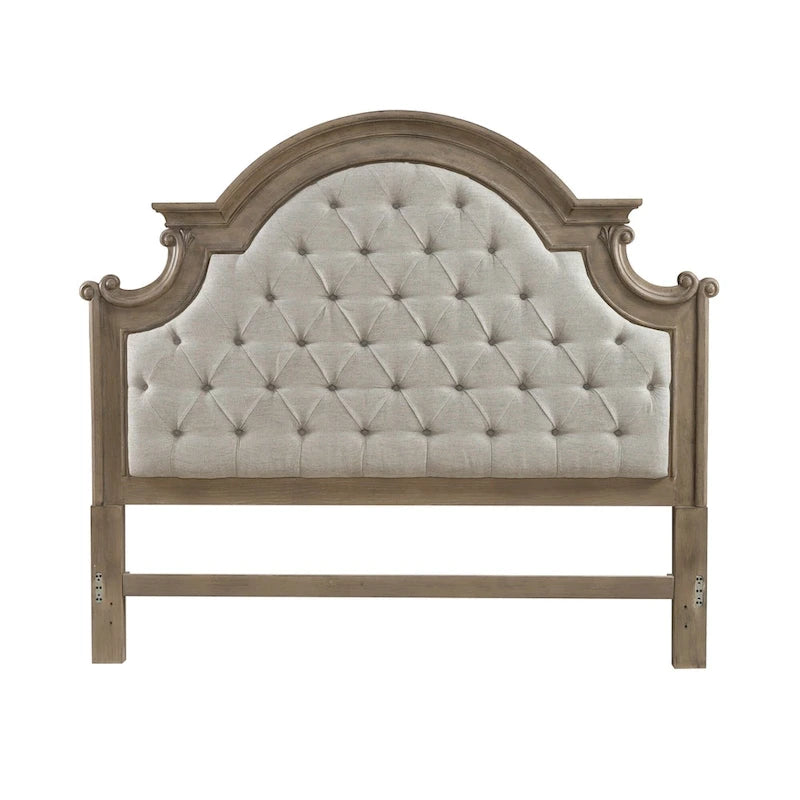 Tête de lit capitonnée de lit Queen