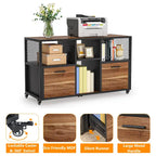 Grands classeurs latéraux Armoire de classement mobile pour bureau à domicile