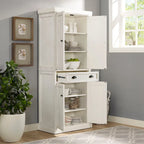 Garde-manger de cuisine blanc vieilli